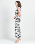 Crinkle Pleat Knit - Modern Jewel Neck Tank - Aztec - Final Sale!