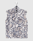 Butter Knit - Mock Neck Box Tank - Python Scale - Final Sale! - Clara Sunwoo
