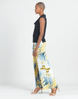 Sleeveless Draped Cowl Neck Top - Black - Final Sale