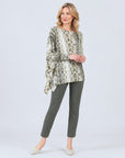 Poncho Sleeve Tunic - Python - Final Sale!