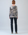 Side Twist Tunic - Striped Zebra - Final Sale!