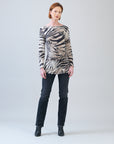 Side Twist Tunic - Striped Zebra - Final Sale!