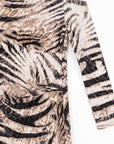 Side Twist Tunic - Striped Zebra - Final Sale!