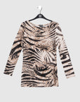 Side Twist Tunic - Striped Zebra - Final Sale!