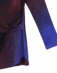 Side Twist Tunic - Purple Watercolor - Final Sale!