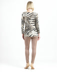 Side Twist Tunic - Striped Zebra - Final Sale!