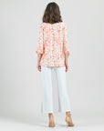 Pull-Tie Cuff Tunic - Damask Motif - Limited Sizes!