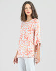 Pull-Tie Cuff Tunic - Damask Motif - Limited Sizes!