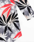 Kerchief Angle Hem Tunic - Leaf Scatter - Final Sale!