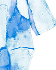 Asymmetrical Reverse Hi-Low Tunic - Water Splash - Final Sale!