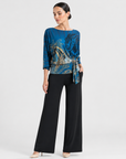 Signature Side Tie Top - Antique Paisley - Final Sale