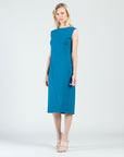 Modal Cotton - Reversible Cut Out Midi Dress - Teal - Final Sale!