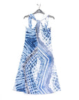 Grecian Halter Swing Dress - Acid Wash - Final Sale!