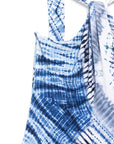 Grecian Halter Swing Dress - Acid Wash - Final Sale!