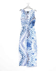 Center Slit Maxi Dress - Acid Wash - Final Sale!