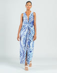 Center Slit Maxi Dress - Acid Wash - Final Sale!