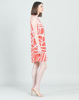 Jewel Neck Swing Dress - Stripes+Dots - Final Sale!
