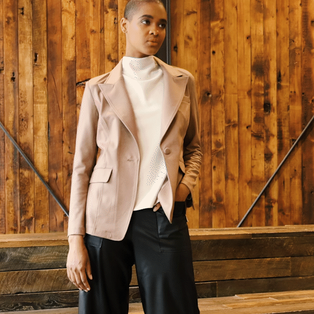 Taupe 2025 blazer ladies