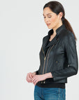 Liquid Leather™ Double Zip Pocket Jacket - Black