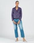 Liquid Leather™ Double Zip Pocket Jacket - Eggplant - Final Sale!