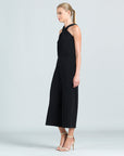 Grecian Halter Pocket Jumpsuit - Black - Limited Sizes!