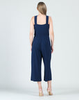 Grecian Halter Pocket Jumpsuit - Navy - Final Sale!
