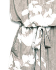 Crush Silk Knit - Tube Top Pocket Jumpsuit - Dreamy Floral-Taupe - Final Sale!