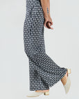 Signature Wide Leg Pocket Pant - Geo Striped - Final Sale!