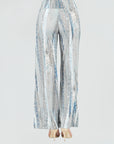 Signature Wide Leg Pocket Pant - Python Taupe - Final Sale!