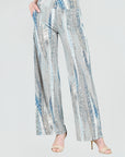 Signature Wide Leg Pocket Pant - Python Taupe - Final Sale!
