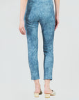 Liquid Leather™ - Textured Skinny Pocket Pant - Denim Print - Final Sale!