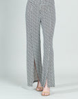 Kick Front High Slit Pant - Chain Ring - Final Sale!