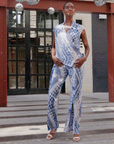 Kick Front High Slit Pant - Acid Wash - Final Sale!