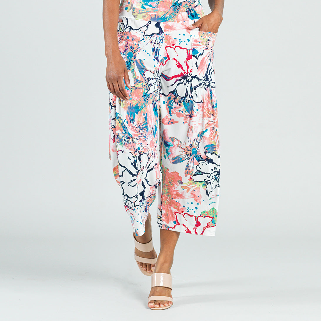 Floral deals gaucho pants