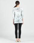 Foil Knit - Parachute Hem Tunic - Abstract Marble - Final Sale!