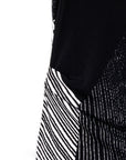 Side Ruched Cap Sleeve Top - Geo Patch - Final Sale