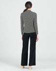 Textured Center Front Tie Top - Chain Link - Final Sale!