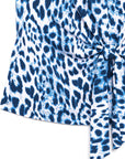 Sleeveless Center Front Tie Top - Baby Cheetah - Final Sale!