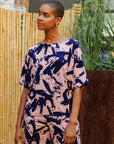 Loose Cut Hi-Low Top - Splash Stroke - Final Sale!