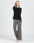 Side Tie Waist Tunic - Black - Final Sale! - Clara Sunwoo