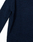 Waffle Knit - Funnel Neck Sweater Top - Navy - Final Sale!