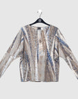 Dolman Sleeve Top - Python Taupe - Final Sale!
