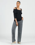 Signature Wide Leg Pocket Pant - Geo Striped - Final Sale!