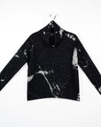 Waffle Knit - Tipped Hem Sweater Top - Stone Splash - Final Sale!