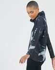 Waffle Knit - Tipped Hem Sweater Top - Stone Splash - Final Sale!