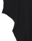 Modal Cotton - Dolman Cuff Hi-Low Tunic - Black - Final Sale