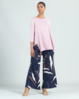 Peach Knit - Round Neck Envelope Hem Tunic - Blush - Final Sale!