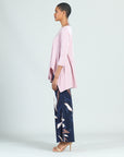 Peach Knit - Round Neck Envelope Hem Tunic - Blush - Final Sale!