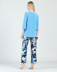 Stitch Line Angle Vent Tunic - Vista Blue - Final Sale!