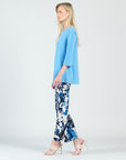 Stitch Line Angle Vent Tunic - Vista Blue - Final Sale!